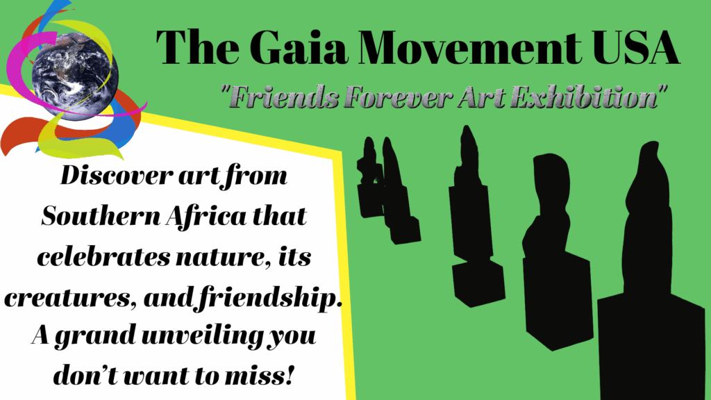 art exhibition with southern African art